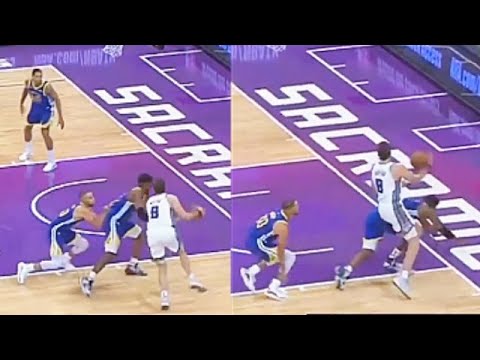 Stephen Curry Shoves Kevon Looney to Play Some Defense! Warriors vs Kings