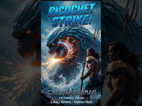 Captain America vs Aquaman: Epic Showdown#shortsfeed #viral #marvel #avengers #kids #ziggletoonskids