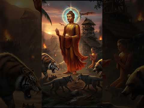 Đức Phật đã cứu ngôi làng và hoá độ được muôn thú #phatphap #nammoadidaphat