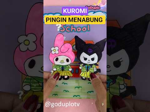 KUROMI PINGIN JADI SULTAN!!! #goduplotv #papergaming #papercraft