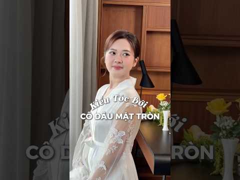 Kiểu tóc bới cho cô dâu mặt tròn #nynguyenmakeup #shorts