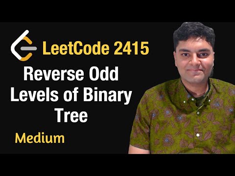 Reverse Odd Levels of Binary Tree - Leetcode 2415 - Python