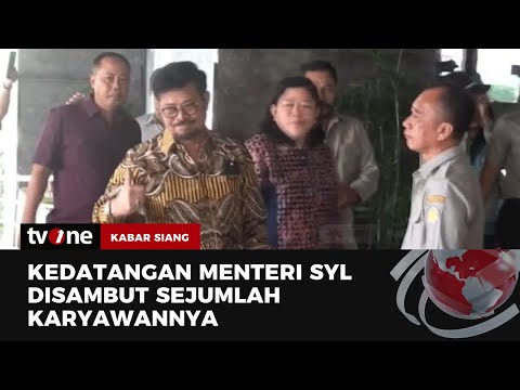 Syahrul Yasin Limpo Datangi Kantor Kementan Sebelum Ke Istana Negara ...