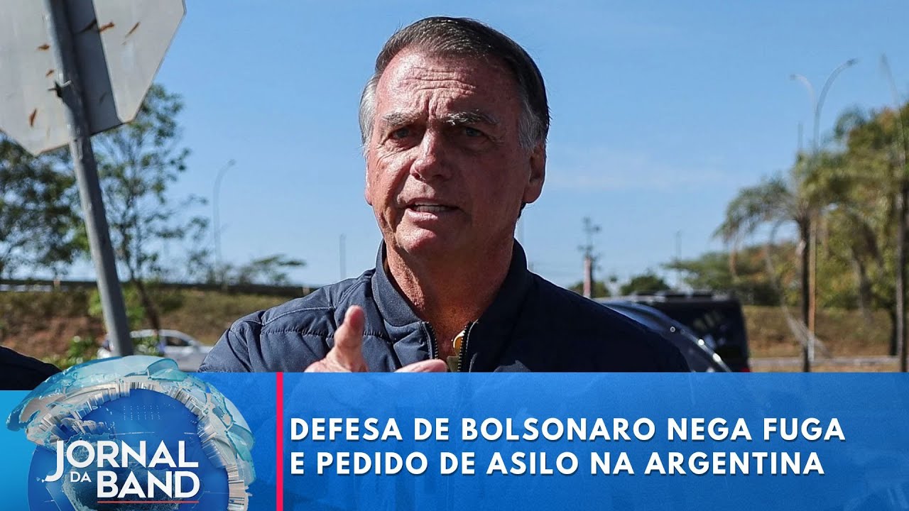 Defesa de Bolsonaro nega fuga e pedido de asilo na Argentina | Jornal da Band