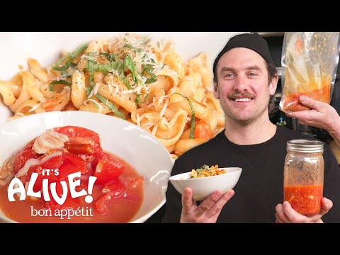 Brad Makes Fermented Pasta Sauce | It's Alive | Bon Appétit