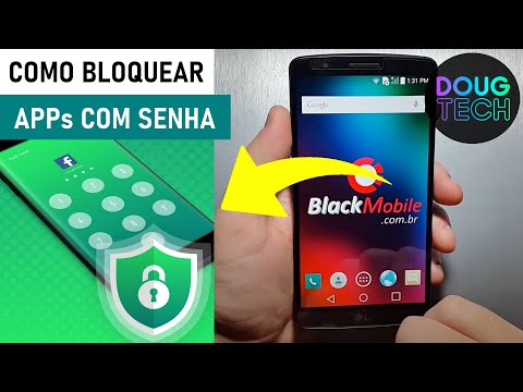 Como Colocar SENHA em APLICATIVOS em LG Antigo