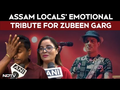 Zubeen Garg Passes Away | Assam Locals' Emotional Tribute For Popular Singer Zubeen Garg