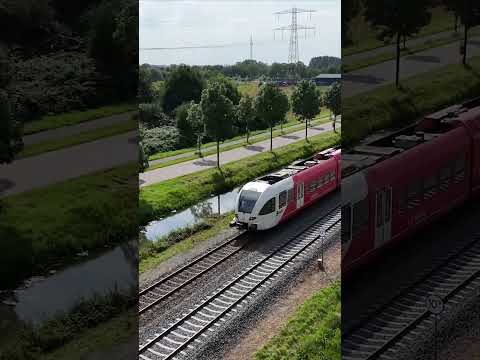 Het Nederlandse spoor van boven | Dutch Rails from Above  - #NS #Betuwelijn #Gelderland #Drone #ICE