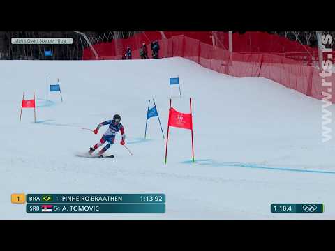 OZI 2026: Tomović zauzeo 49. mesto u prvoj vožnji veleslaloma