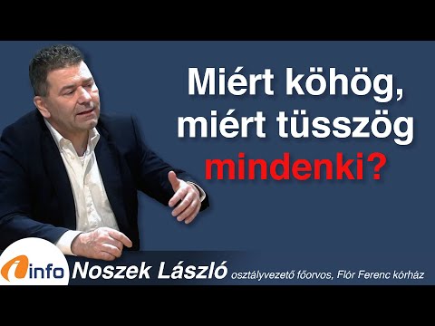 Influenza, nátha, vírusok: miért köhög, miért tüsszög mindenki? Noszek László, Inforádió, Aréna