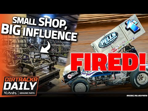 A quick hook, a wild photo, and a small but important chassis builder - dirt track racing video image