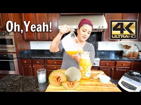 How to make Agua Fresca De Melon (Fresh Cantaloupe water) - UC3SavWiENFTi57igE7jtUoA