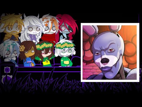 (🇧🇷🇺🇸🇲🇽) Undertale react to Fnaf memes Prt_2
