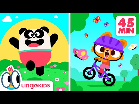 EXERCISE SONG 🤸🌞 + More Outdoors Songs for Kids | Lingokids
