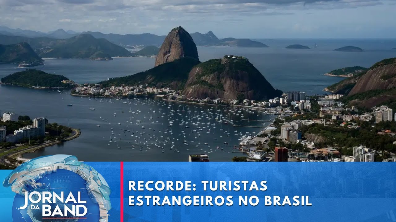 Brasil já recebeu 6,5 mi de turistas gringos, mas número está longe do top mundial | Jornal da Band