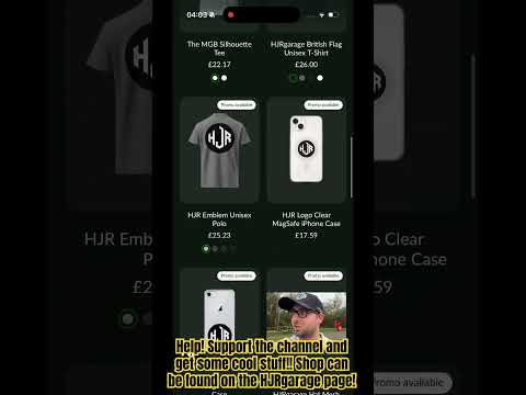 The HJRgarage shop is now live! Help support the channel and get yourself some branded products!