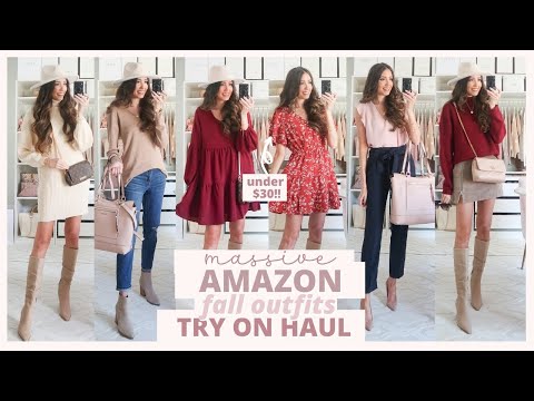 Video: Massive Amazon Fall Fashion Try On Haul 2021 | 15 Affordable Fall Outfit Ideas