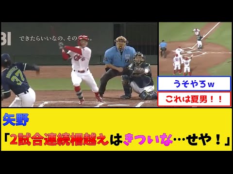 カープ矢野、まさかの方法で2試合連続ホームランwww【広島東洋カープ】【プロ野球なんJ 2ch プロ野球反応集】