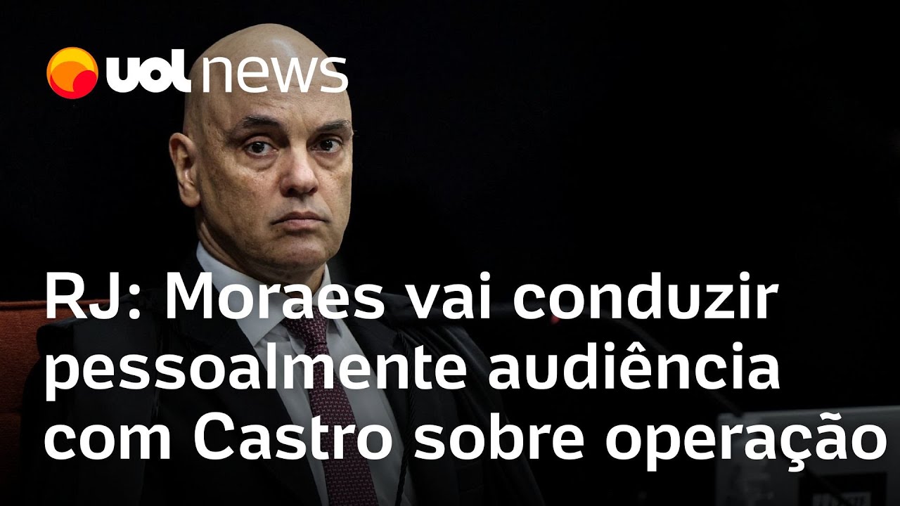 Moraes vai conduzir pessoalmente audiência com Castro sobre operação letal no Rio de Janeiro  TV Online Moraes vai conduzir pessoalmente audiência com Castro sobre operação letal no Rio de Janeiro