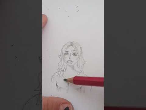 She still needs to be inked and coloured hehe 🤭 #artist #drawing #creative #a_draws #fyp #shorts