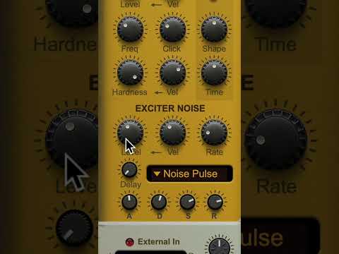 Advanced Exciter Techniques for Objekt Modeling Synthesizer in Reason #shorts