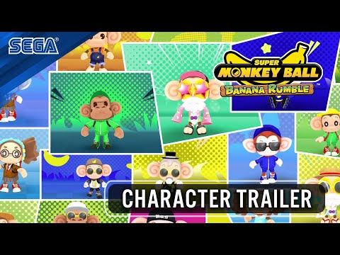 Super Monkey Ball Banana Rumble - Characters & Customization Trailer