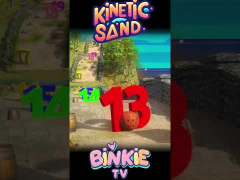🔢🎳 Bowling Ball Smashes Kinetic Sand Numbers 1–100 Village Race | Binkie TV