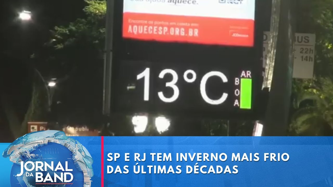 SP e RJ tem inverno mais frio das últimas décadas