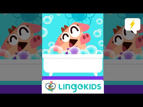 Cleaning is EASY and FUN in our new CLEAN UP SONG #Lingokids #Shorts