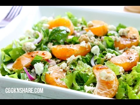 Orange Basil Salad with Honey Balsamic Vinaigrette - UCm2LsXhRkFHFcWC-jcfbepA
