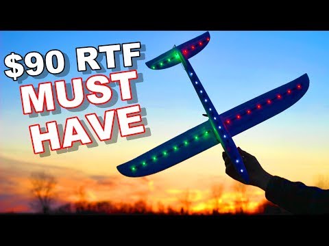 $90 Must Have RC Airplane - Beginner RTF with LED Lights Night Glider - XK A700C - TheRcSaylors - UCYWhRC3xtD_acDIZdr53huA