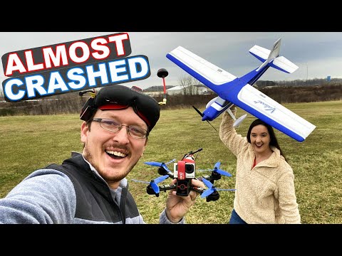 THAT WAS CLOSE!!! - FPV Drone Racing an RC Airplane - TheRcSaylors - UCYWhRC3xtD_acDIZdr53huA