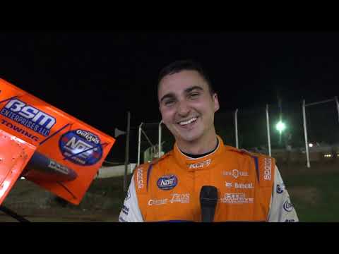 Gio Scelzi discusses his second-place finish at Lincoln Speedway, his team, and more - dirt track racing video image