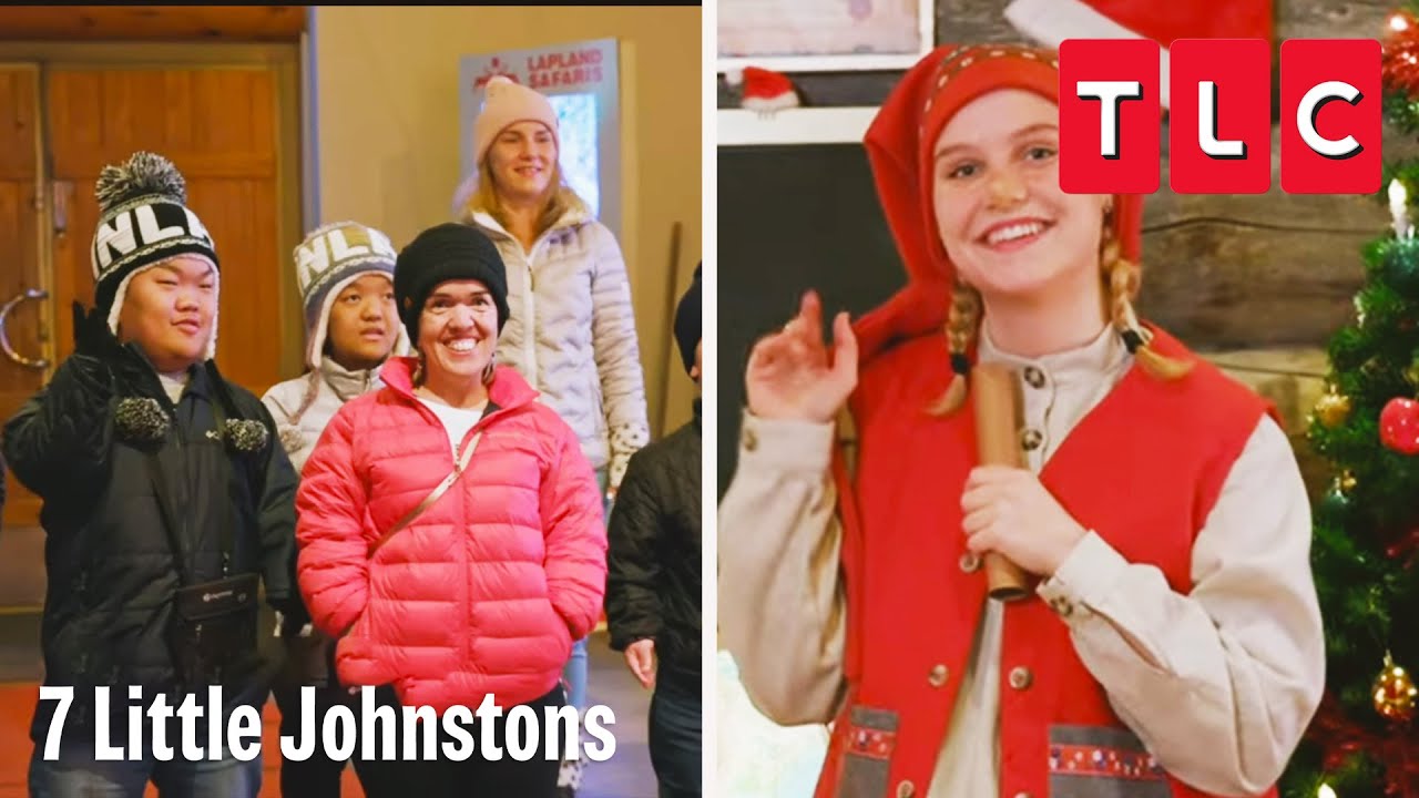 The Johnstons Meet Santa Claus! | 7 Little Johnstons | TLC