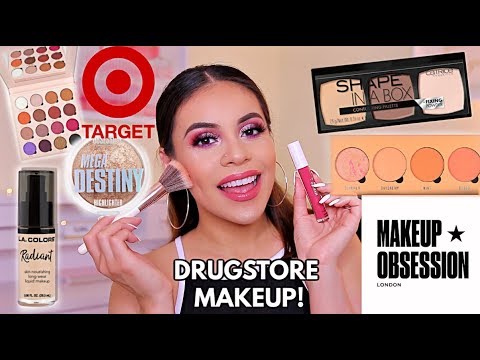 TESTING NEW DRUGSTORE MAKEUP: FULL FACE FIRST IMPRESSIONS / HITS + MISSES! | JuicyJas - UCqTR5f7YkGro3cPv23SqcqQ