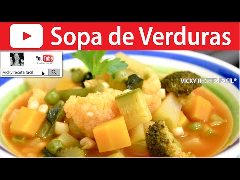 SOPA DE VERDURAS | Vicky Receta Facil - UCewhO42h_TIKZdntpI-v39g