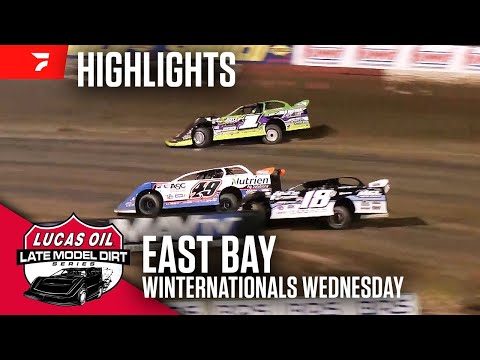 WinterNationals Wednesday | 2024 Lucas Oil Late Models at East Bay Raceway Park - dirt track racing video image