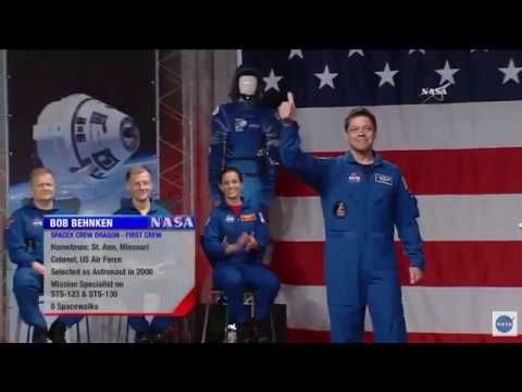 Meet the First Commercial Crew Astronauts - NASA Announcement - UCVTomc35agH1SM6kCKzwW_g