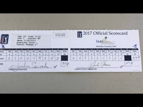 Highlights of Justin Thomas' 59 in Round 1 at Sony Open - UCKwGZZMrhNYKzucCtTPY2Nw