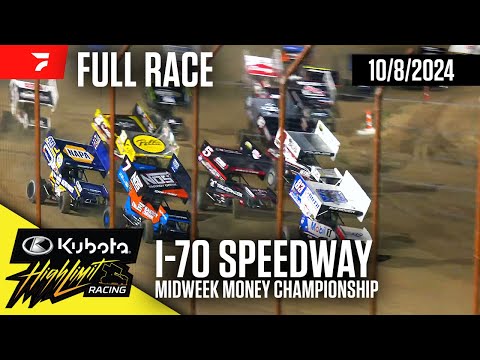 FULL RACE: Kubota High Limit Racing at I-70 Speedway 10/8/2024 - dirt track racing video image