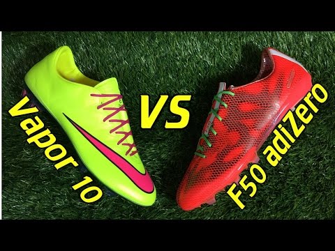 Nike Mercurial Vapor 10 VS Adidas F50 adizero 2015 - Comparison Review + On Feet - UCUU3lMXc6iDrQw4eZen8COQ