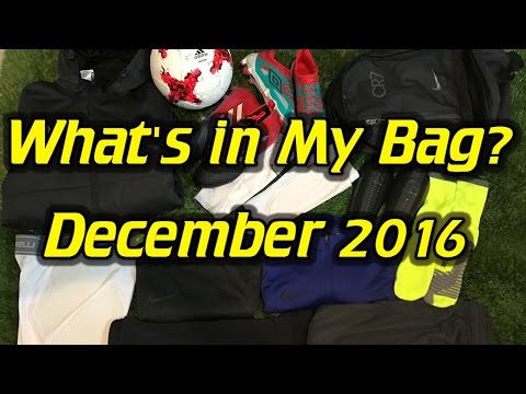 What's In My Soccer Bag? - December 2016 - UCUU3lMXc6iDrQw4eZen8COQ