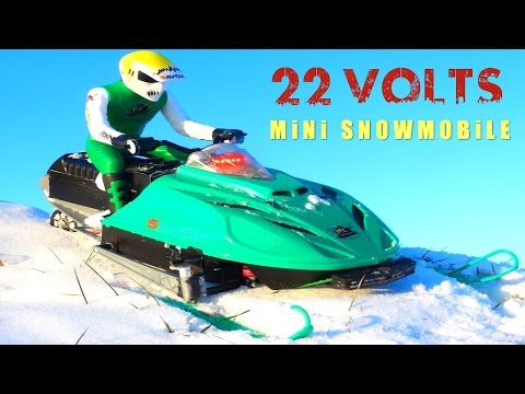 RC ADVENTURES - OVER POWER for my ARCTiC CAT Snowmobile! 22-Volts, 6S Lipo, BL T8 Motor, Art Attack - UCxcjVHL-2o3D6Q9esu05a1Q