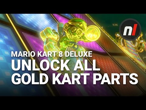 How to Unlock ALL Gold Kart Parts and Gold Mario in Mario Kart 8 Deluxe - UCl7ZXbZUCWI2Hz--OrO4bsA