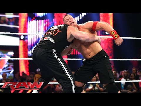 John Cena and Brock Lesnar brawl before Night of Champions: Raw, Sept. 15, 2014 - UCJ5v_MCY6GNUBTO8-D3XoAg