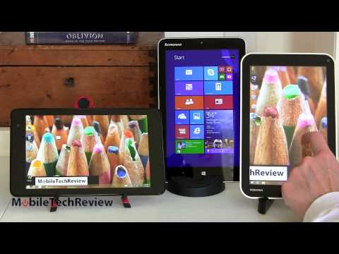 Dell Venue 8 Pro and Lenovo Miix 2 8 and Toshiba Encore 3 way Comparison Smackdown - UCW6J17hZ_Vgr6cQgd_kHt5A