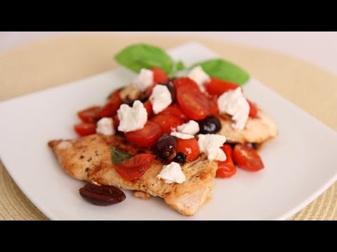 Sauteed Chicken w/ Tomatoes & Goat Cheese Recipe - Laura Vitale - Laura in the Kitchen Episode 521 - UCNbngWUqL2eqRw12yAwcICg