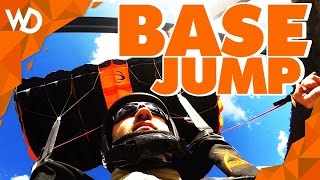 Skydive - Epic BASE Jump - 2sogar springt von der Brücke [Vlog HD]
