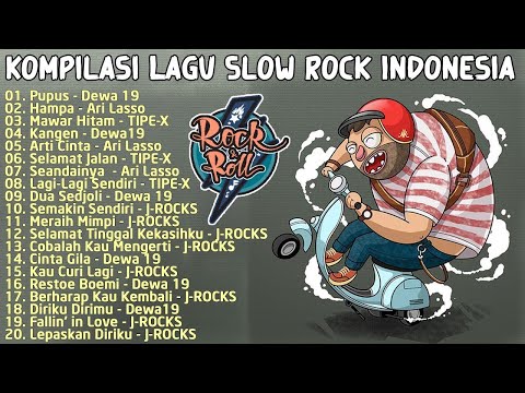 Lagu Slow Rock Indonesia Populer Era '90 an 2024 | Pupus - Dewa 19 |  Hampa -  Ari Lasso
