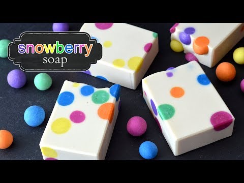 Winter Soap Series: Snowberry Soap - MO River Soap - UCc0QijiLnaYrg7KhTwEwP4w